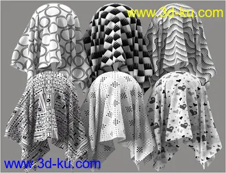3D打印模型Monochrome Iray Shaders 01 - Merchant Resource的图片