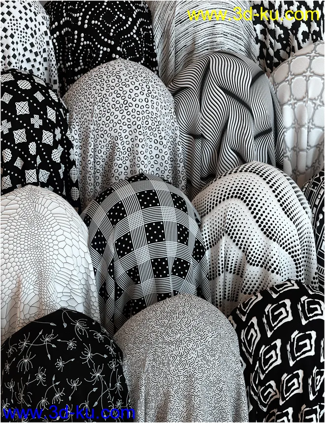 Monochrome Iray Shaders 02 - Merchant Resource模型的图片1