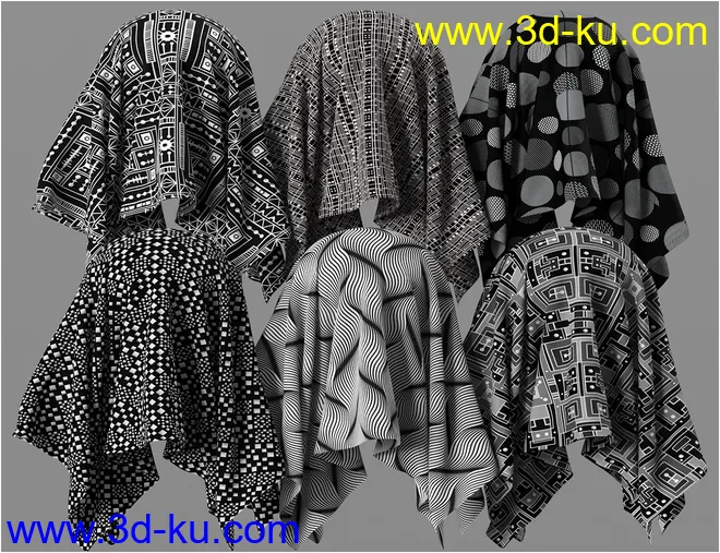 Monochrome Iray Shaders 02 - Merchant Resource模型的图片6