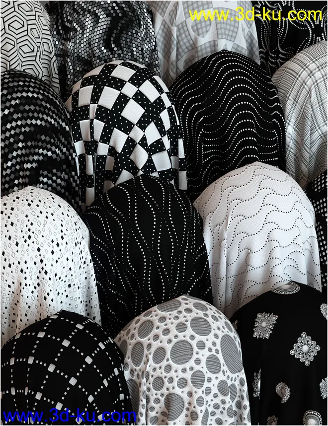 Monochrome Iray Shaders 03 - Merchant Resource模型的图片1