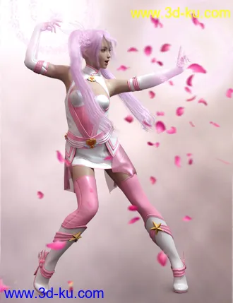3D打印模型Moon Child Poses for Genesis 8 and 8.1 Females的图片