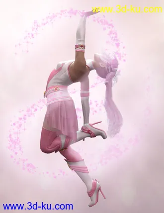 3D打印模型Moon Child Poses for Genesis 8 and 8.1 Females的图片