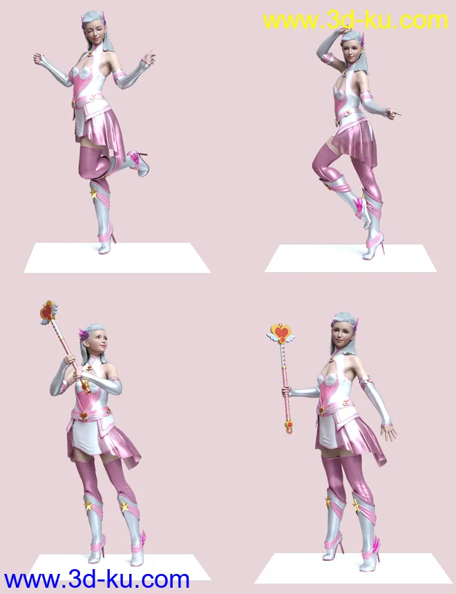 Moon Child Poses for Genesis 8 and 8.1 Females模型的图片5