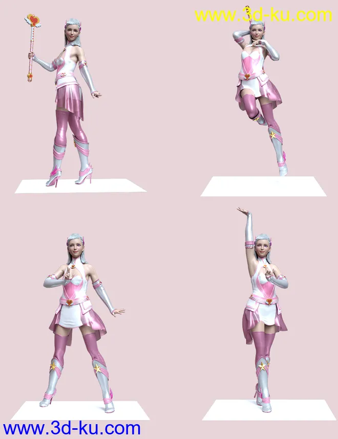 Moon Child Poses for Genesis 8 and 8.1 Females模型的图片6