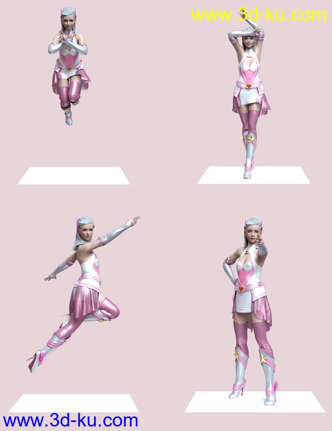 Moon Child Poses for Genesis 8 and 8.1 Females模型的图片7