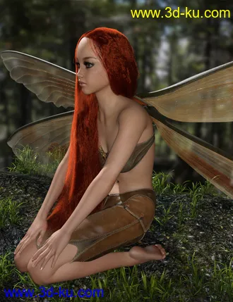 3D打印模型MRL dForce Long Hair for Genesis 8 Female(s)的图片