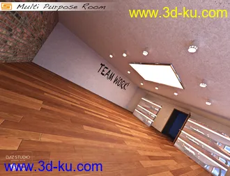 3D打印模型Multi Purpose Room (Meeting Briefing Class Office Room)的图片