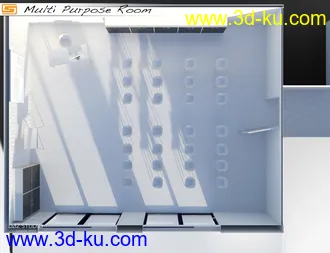 3D打印模型Multi Purpose Room (Meeting Briefing Class Office Room)的图片