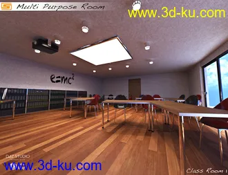 3D打印模型Multi Purpose Room (Meeting Briefing Class Office Room)的图片