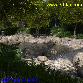 3D打印模型My Creek的图片