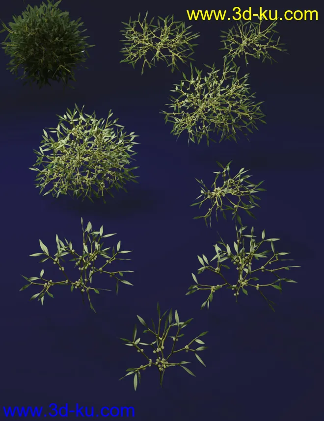 Mythic Mistletoe - Seasonal Plants and Decor模型的图片8