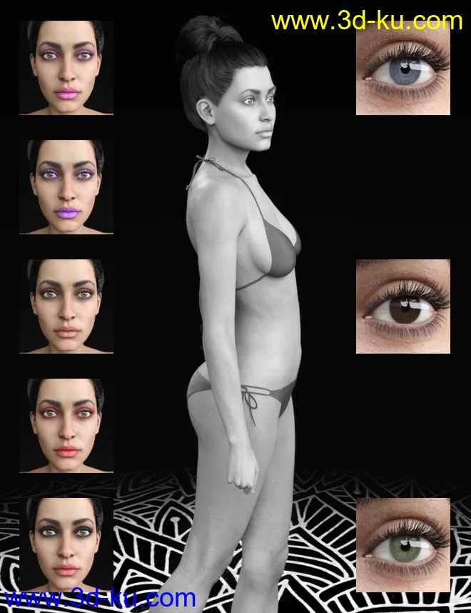 Nanda HD for Genesis 8.1 Female模型的图片8