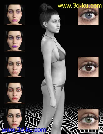 3D打印模型Nanda HD for Genesis 8.1 Female的图片