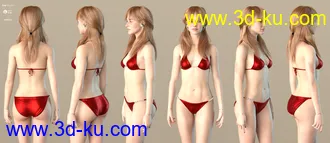 3D打印模型Naoimhe HD For Genesis 8.1 Female的图片