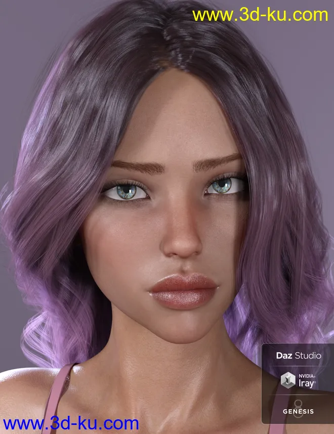 Nebulosa HD for Genesis 8 Female模型的图片2