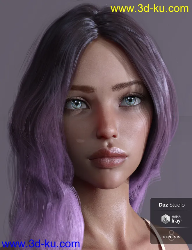 Nebulosa HD for Genesis 8 Female模型的图片3