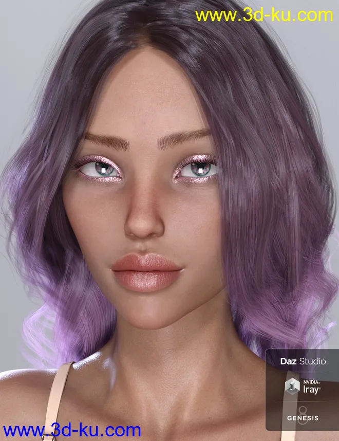 Nebulosa HD for Genesis 8 Female模型的图片4