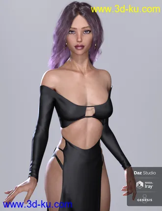 3D打印模型Nebulosa HD for Genesis 8 Female的图片