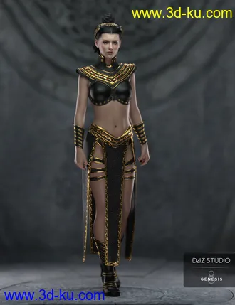 3D打印模型Night Queen Outfit for Genesis 8 Females的图片