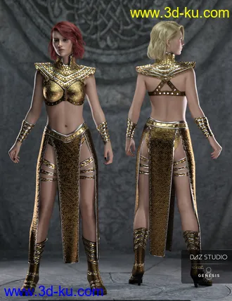 3D打印模型Night Queen Outfit for Genesis 8 Females的图片