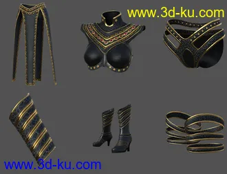 3D打印模型Night Queen Outfit for Genesis 8 Females的图片