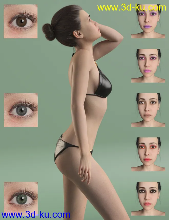 Nimue HD for Genesis 8.1 Female模型的图片8