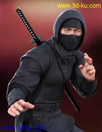3D打印模型Ninja Animations for Genesis 8的图片