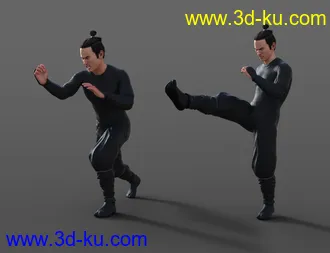 3D打印模型Ninja Animations for Genesis 8的图片