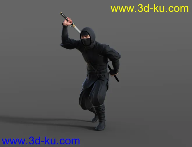 Ninja Animations for Genesis 8模型的图片3
