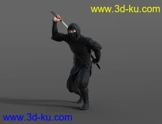 3D打印模型Ninja Animations for Genesis 8的图片