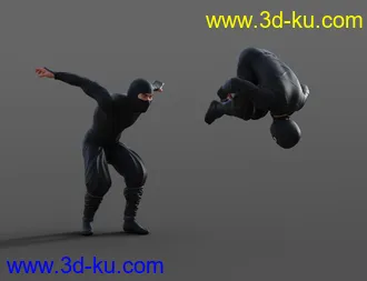 3D打印模型Ninja Animations for Genesis 8的图片