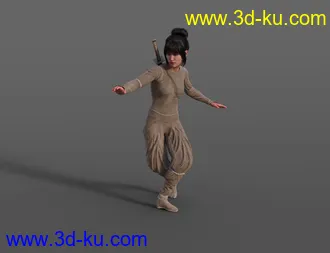 3D打印模型Ninja Animations for Genesis 8的图片