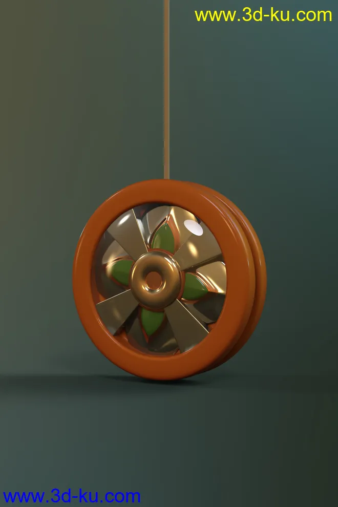 Ninja Yoyo Accessory for Genesis 8 and 8.1 Male模型的图片1
