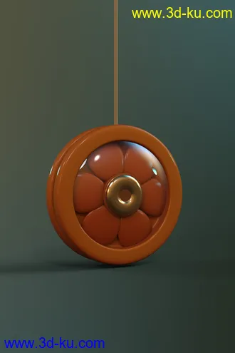 3D打印模型Ninja Yoyo Accessory for Genesis 8 and 8.1 Male的图片