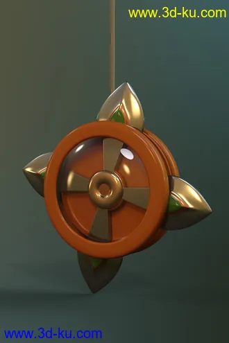 3D打印模型Ninja Yoyo Accessory for Genesis 8 and 8.1 Male的图片