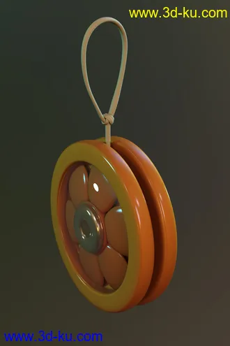 3D打印模型Ninja Yoyo Accessory for Genesis 8 and 8.1 Male的图片