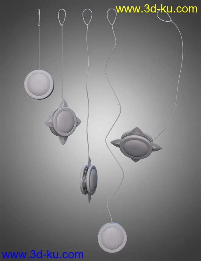 Ninja Yoyo Accessory for Genesis 8 and 8.1 Male模型的图片6