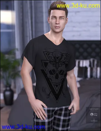 3D打印模型Noel for Genesis 8 Male的图片
