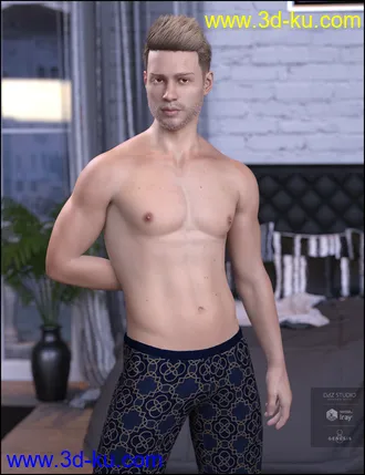 3D打印模型Noel for Genesis 8 Male的图片