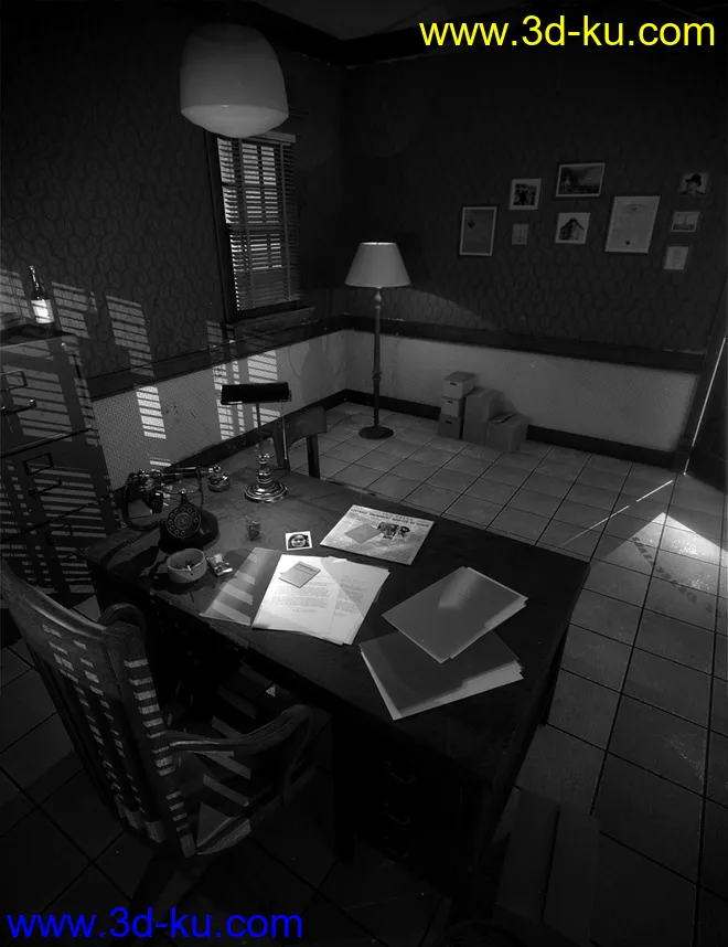 Noir Sleuth Office模型的图片2