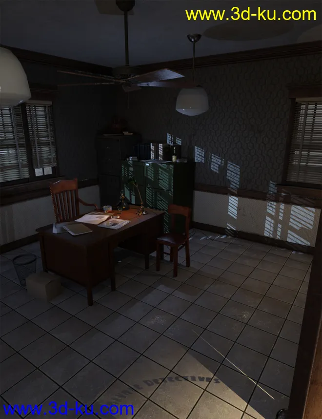 Noir Sleuth Office模型的图片3