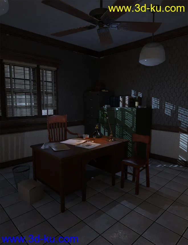 Noir Sleuth Office模型的图片5