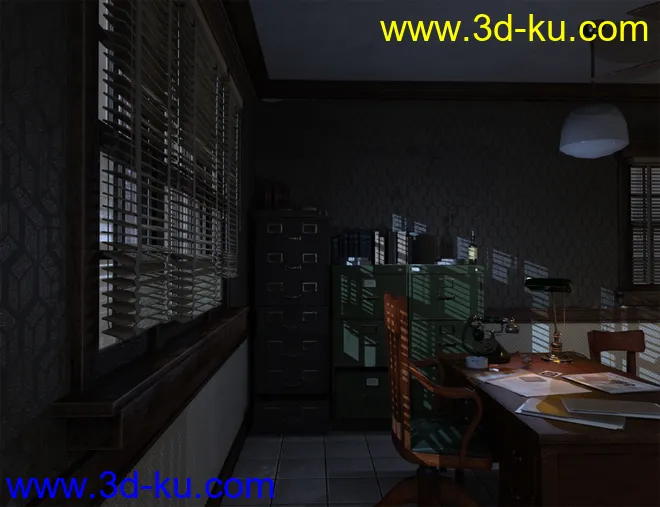 Noir Sleuth Office模型的图片8