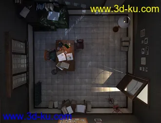3D打印模型Noir Sleuth Office的图片