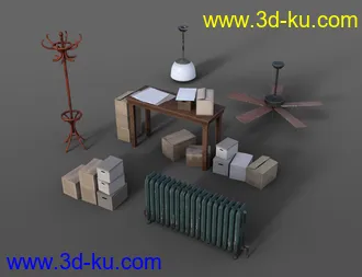 3D打印模型Noir Sleuth Office的图片