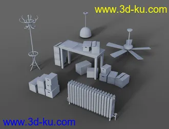 3D打印模型Noir Sleuth Office的图片