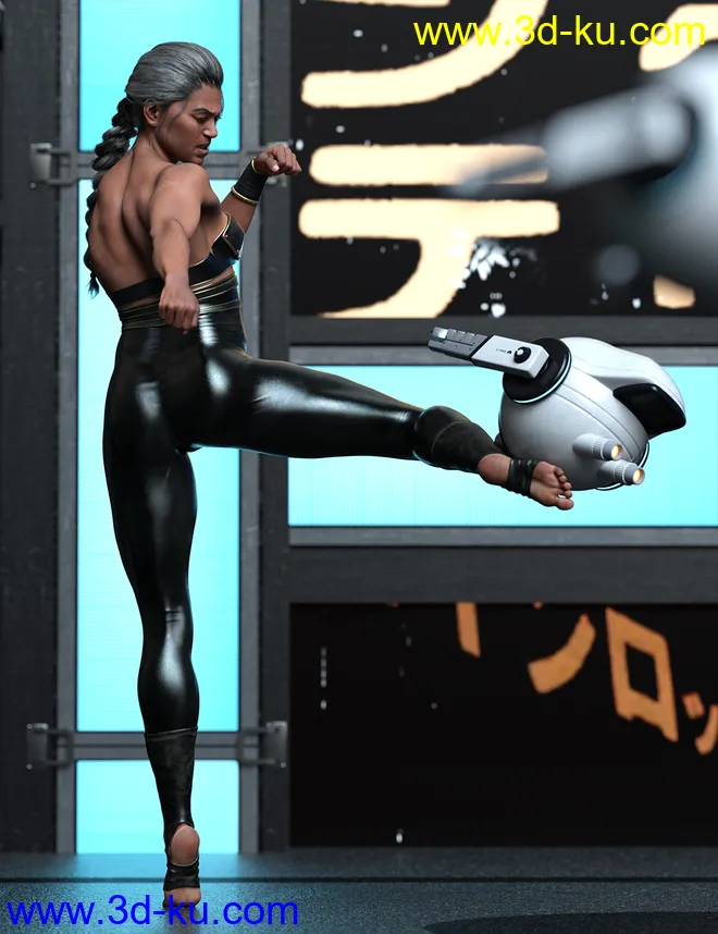 Noska´s Fight Poses for Noska 8.1模型的图片2