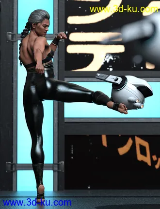 3D打印模型Noska´s Fight Poses for Noska 8.1的图片