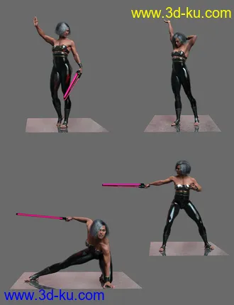 3D打印模型Noska´s Fight Poses for Noska 8.1的图片
