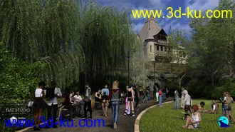 3D打印模型Now-Crowd Billboards - School Life的图片